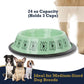 Non-Skid Boho Stainless Steel Dog Bowl – with Whimsical Unicorn Design, Silicone Base for Medium Dogs – 24oz