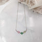 LIDERAR CON AMOR-Conjunto de joyas de kunzita, aventurina verde y prehnita