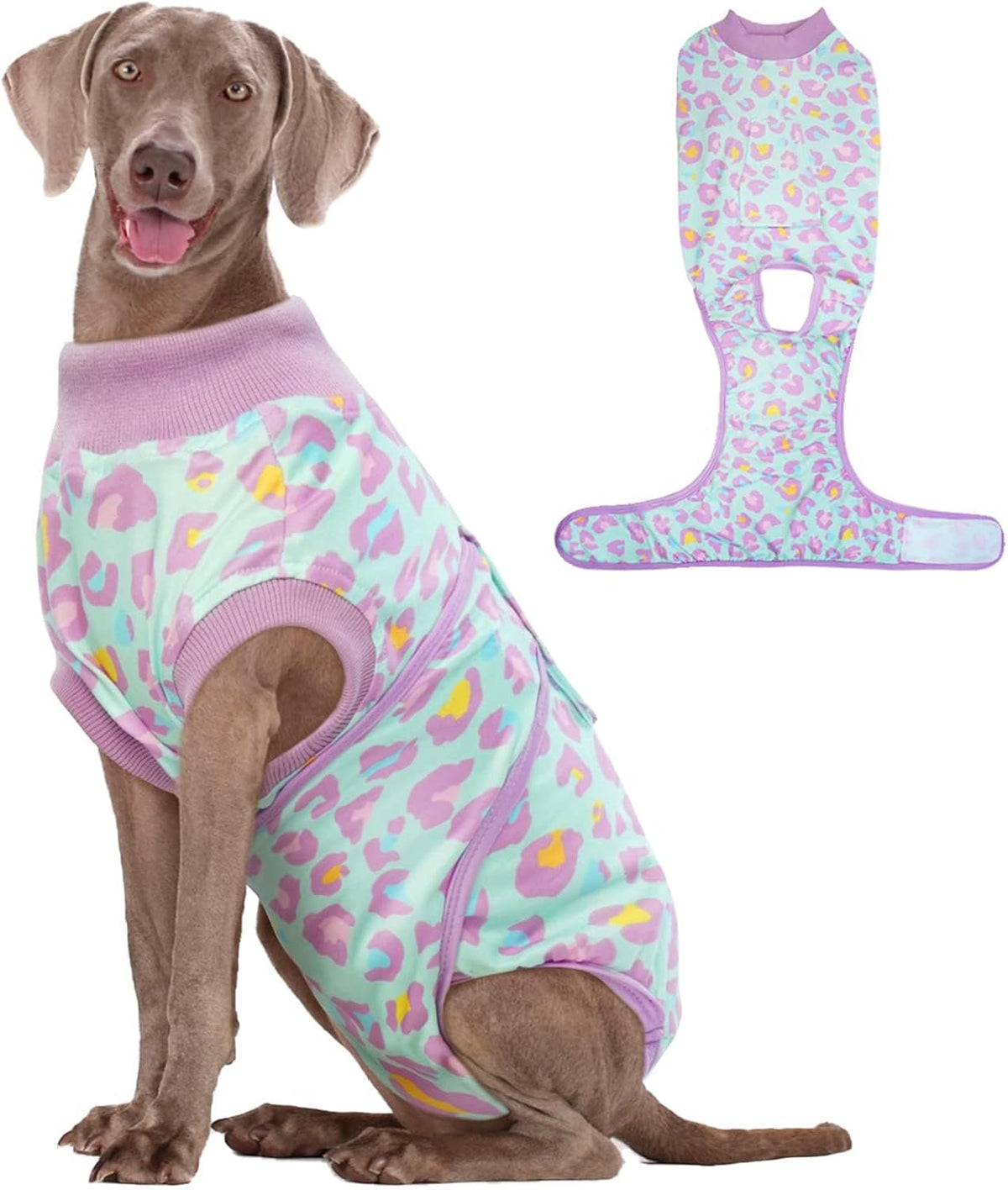 Dog Recovery Onesie Suit After Surgery – 4 Colors, XS–2XL