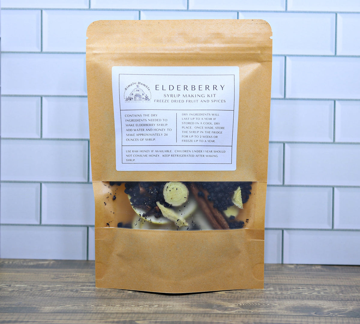 Kit para hacer tu propio jarabe de saúco en casa