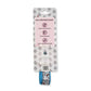 Nylon Dog Collar with Embroidered Rainbow Design, Secure & Adjustable Fit, Comfortable Wear