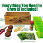 Herb Window Garden Gift Set- Complete windowsill herb garden growing kit