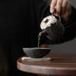 90 ml Japanese Wabi-Sabi Ceramic Tea Cup – Handmade Lotus Master Cup