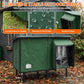 Heated Outdoor Cat House with Slanted Waterproof Roof & Dual Doors