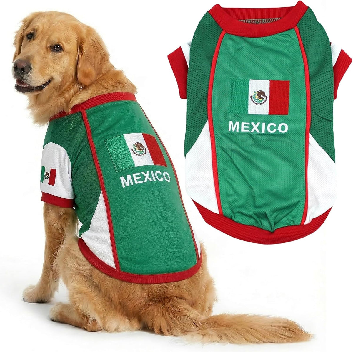 Parisian Pet Breathable Mesh Soccer Jersey for Dogs, XS–5XL