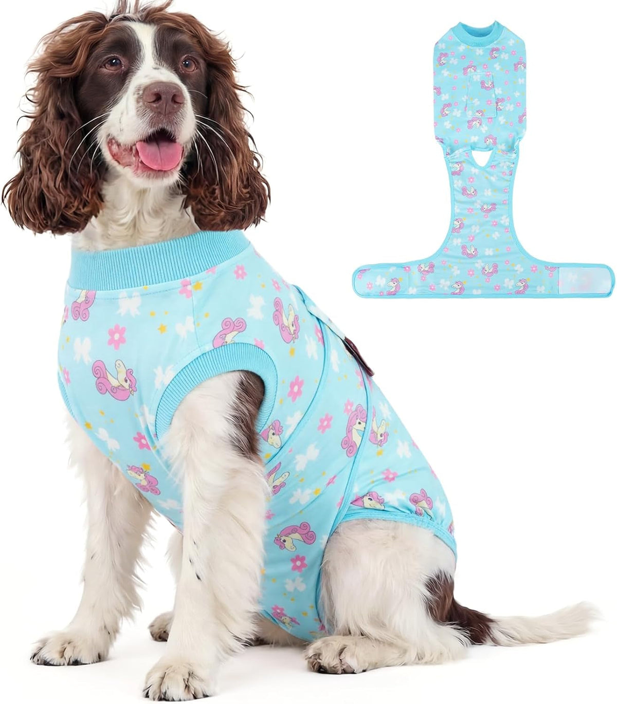 Dog Recovery Onesie Suit After Surgery – 4 Colors, XS–2XL