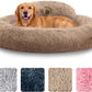 Medium Calming Dog Bed 30in Donut Plush Washable Bed Up to 45lbs