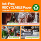 Bird Cage Liner Sheets Acid Free Non Toxic Paper Bedding 120Ct