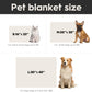 Christmas Pet Blanket – 3D Textured Fleece for Dogs & Cats, 6 Styles