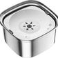 Pet Stainless Steel Water Bowl Large Capacity Floating