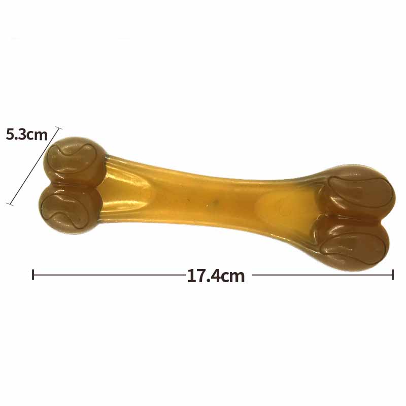 Pet PU Gnaw Double-head Arched Bone Molar Rod