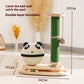 Cat Scratch Board Toy Turntable Cat Teasing Ball Self-Hi Relieving Stuffy-shaped Baby Cat Suit Pet Supplies