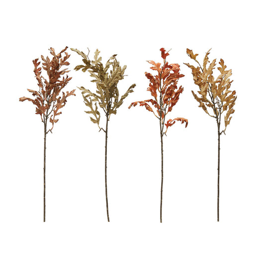 Faux Oak Leaf Picks | 4 Colors