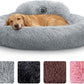 Medium Calming Dog Bed 30in Donut Plush Washable Bed Up to 45lbs
