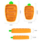 Slow Feeder Dog Bowl, Dog Food Bowl For Small & Medium-Sized Dogs, Carrot Design Dog Bowls,Non-Slip Dog Slow Feeder Bowls, Pet Slow Feeder Bowl For Dry Wet Food