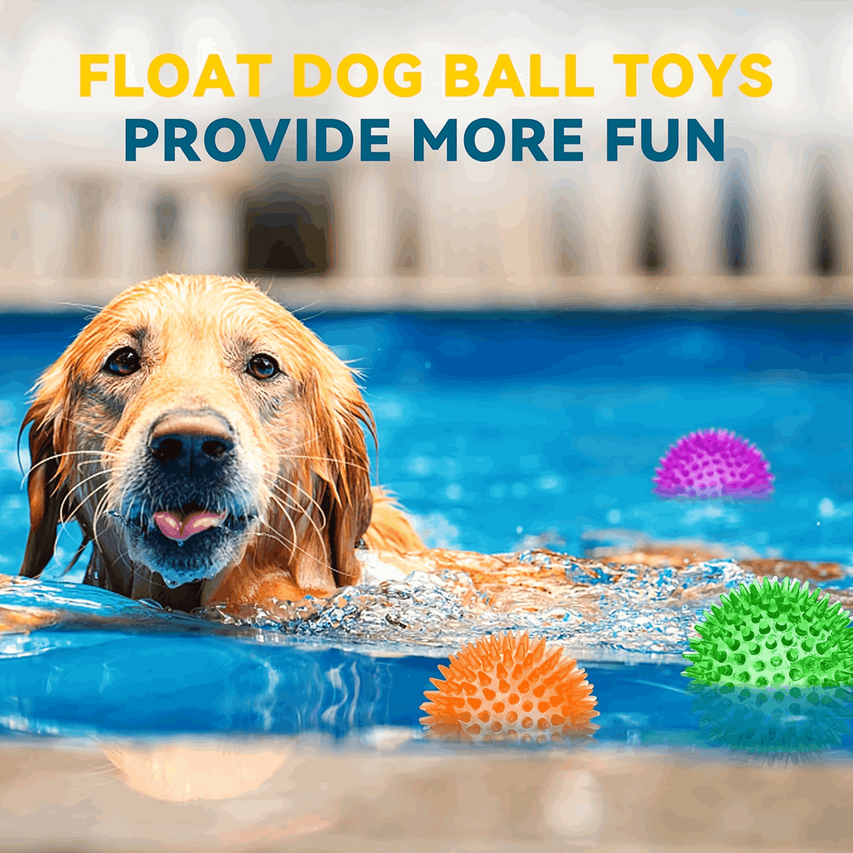 Pelotas chirriantes interactivas de 2.5” para cachorros, juguetes para la dentición, masticables para perros pequeños, limpieza dental y adiestramiento
