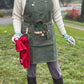 Gardening Apron - Waxed Canvas Apron with Pockets