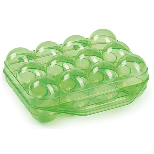 Gaun Plastic Egg Storage Box with Handle  Holds 12 Eggs