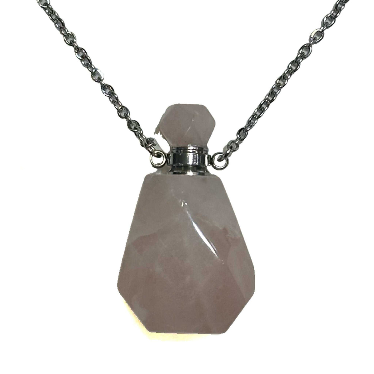 Gemstone Poison Bottle Necklace