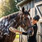 Davis Scruffy Horse Shampoo + HandsOn Grooming Gloves Large Size - Complete Grooming Kit