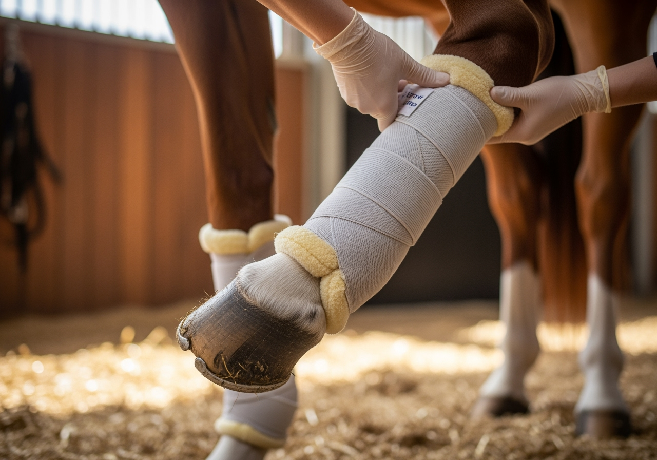 3M Animalintex Hoof & Leg Poultice Pad Horse Wound Care Abscess Treatment 8 x 16 Inch