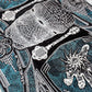 RESTOCKED ✦ GOLDEN TEACHERS V1 • AQUAMARINE • Festival Shawl/Scarf