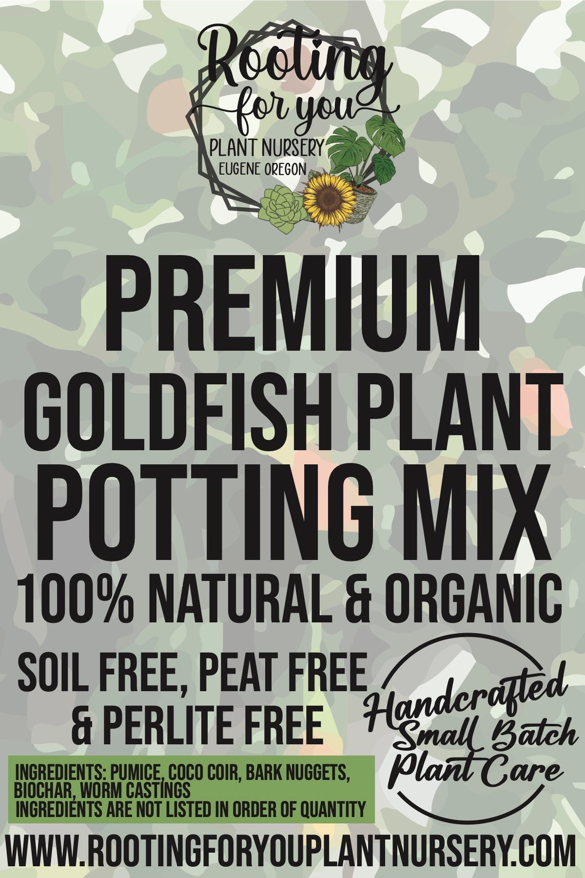 GOLDFISH PLANT Premium Potting Mix