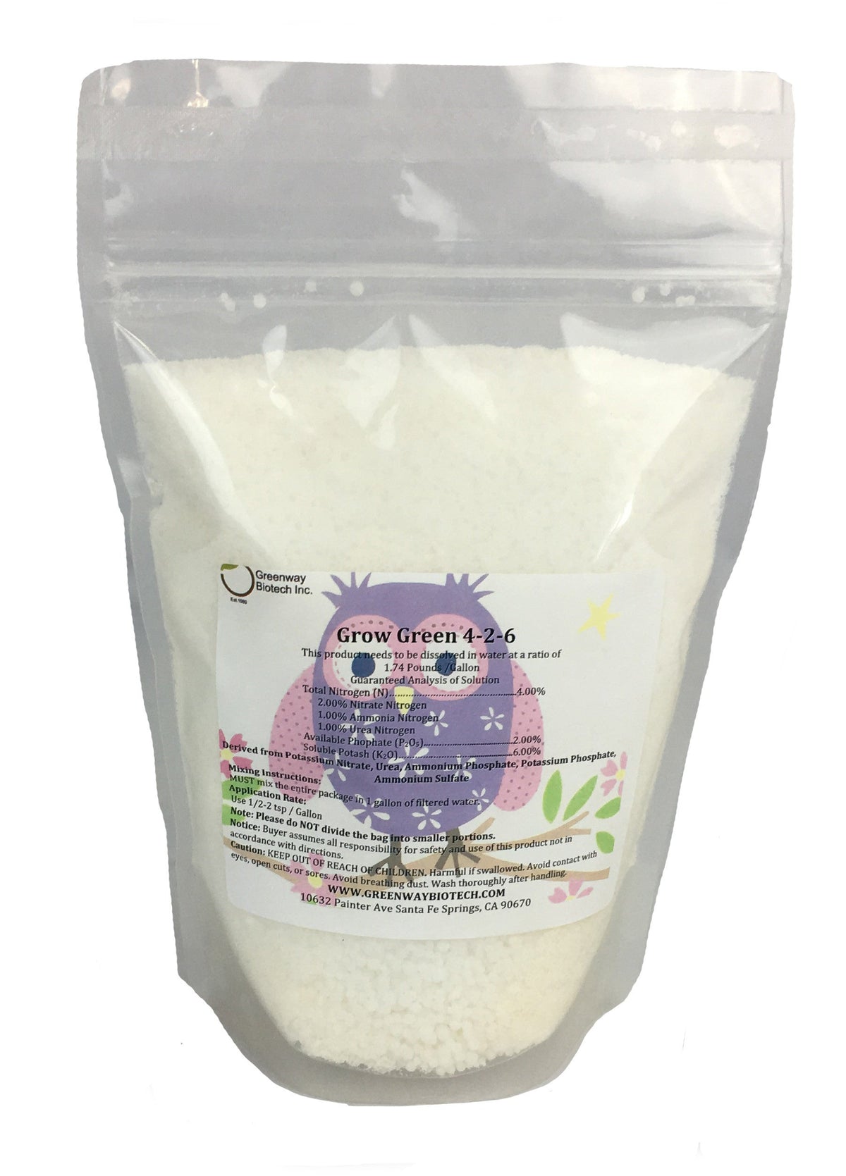 Grow Green 4-2-6 Concentrado – N‑P‑K completo para la etapa vegetativa