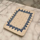 Hand-painted Polish Floral Ceramic Soap Dish - Vine