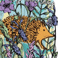 Hedgehog Lasercut  Birthday Card