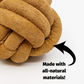 Huggle-Hide® Natural Leather Ball Dog Toy, 2 Pack