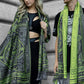 DHARMA V2 • Grey/Neon Yellow Festival Shawl