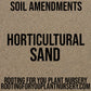Horticultural Sand Soil Amendment