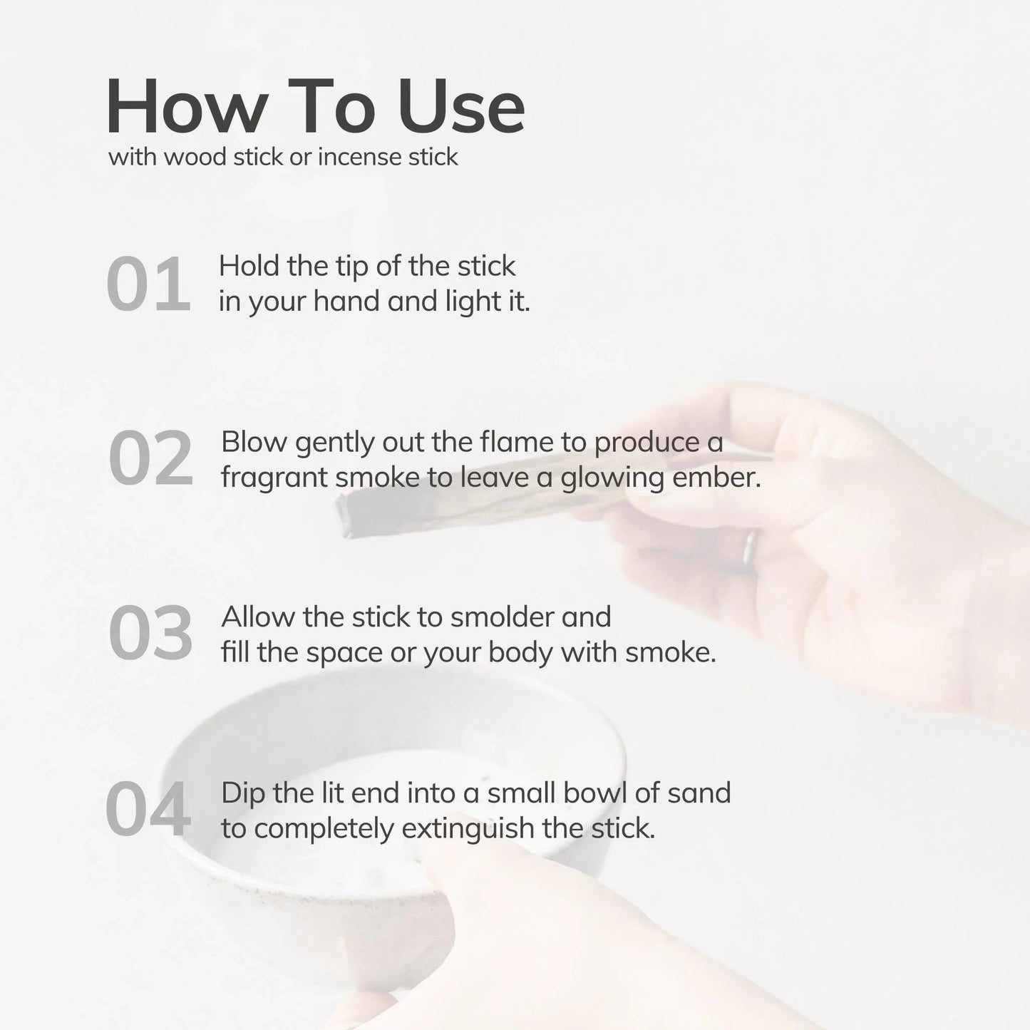 Organic White Sage Smudge Stick - Mini