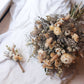 Blush Strawflower Dried Flowers Bouquet
