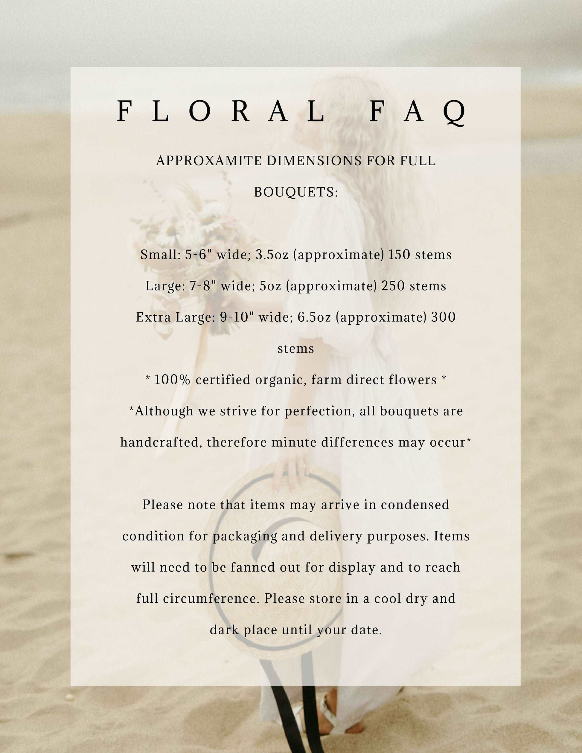 Dried Flower Bouquet – Sunflowers, Eucalyptus, Daisies & Yarrow – Rustic Farm-Grown California Wedding & Home Décor Arrangement
