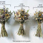 Dried Flower Bouquet – Blue Larkspur, Yarrow, Daisies & Eucalyptus – Rustic Farm-Grown California Wedding & Home Décor Arrangement