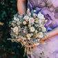 Blush Strawflower Dried Flowers Bouquet