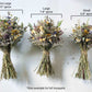 Dried Flower Corsage with Red Roses & Blue Lavender / Bridal bouquet for Wedding / Rustic Boho and Wedding Accessories / Wildflowers