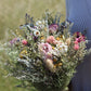 Flower Crown Ranunnculus & Lavender Dried / Dry Flower Wedding, Rustic Boho Brides, Bridesmaid bouquet, Wildflowers Dried bouquet