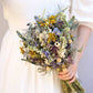 Eucalyptus hair comb with dried Yarrow and Lavender Dried Bridal bouquet / Dry Flower Wedding, Rustic Boho Brides, Bridesmaid bouquet