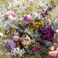 Flower Crown Ranunnculus & Lavender Dried / Dry Flower Wedding, Rustic Boho Brides, Bridesmaid bouquet, Wildflowers Dried bouquet