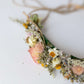 Flower Crown Ranunnculus & Lavender Dried / Dry Flower Wedding, Rustic Boho Brides, Bridesmaid bouquet, Wildflowers Dried bouquet