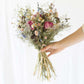 Dried Flowers for Weddings with Pink Peony and Lavender / Dried Bridal bouquet / Rustic Boho Bridesmaid bouquet / Wildflower bouquet