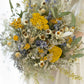 Dried Flower Bouquet with Eucalyptus, Yarrow and Lavender Dried Bridal bouquet