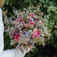Dried Flowers for Weddings with Pink Peony and Lavender / Dried Bridal bouquet / Rustic Boho Bridesmaid bouquet / Wildflower bouquet