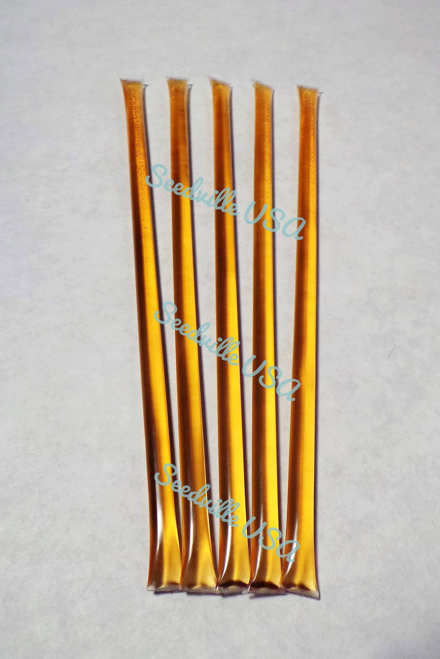 5 Pack LEMON HONEY TEASERS Natural Honey Snack Sticks Honeystix Straws
