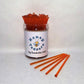 5 Pack PEACH HONEY TEASERS Natural Honey Snack Sticks Honeystix Straws