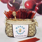 5 Pack CHERRY HONEY TEASERS Natural Honey Snack Sticks Honeystix Straws