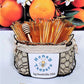 5 Pack ORANGE Blossom HONEY TEASERS Natural Honey Snack Sticks Honeystix Straws